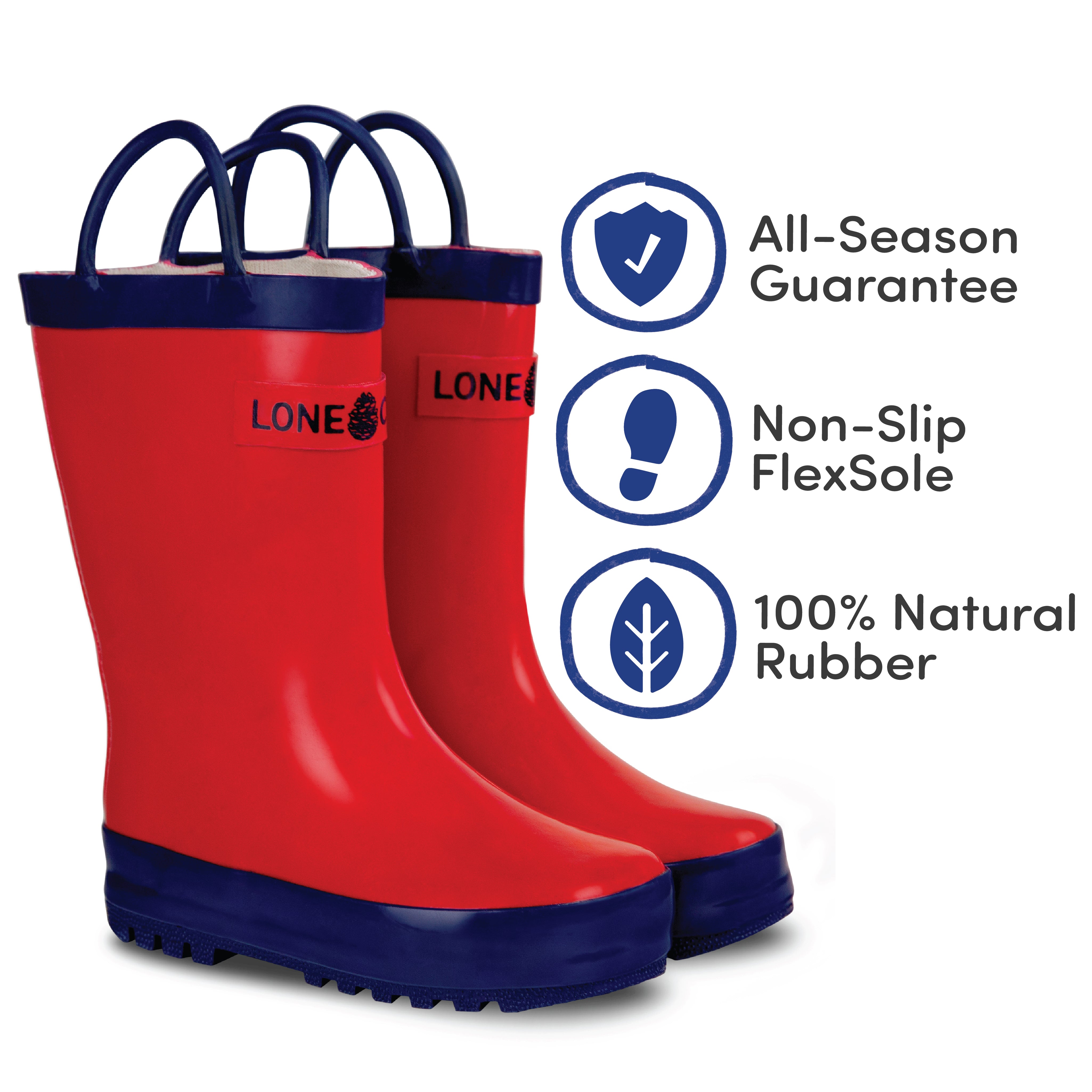 Firetruck Red Rain Boot