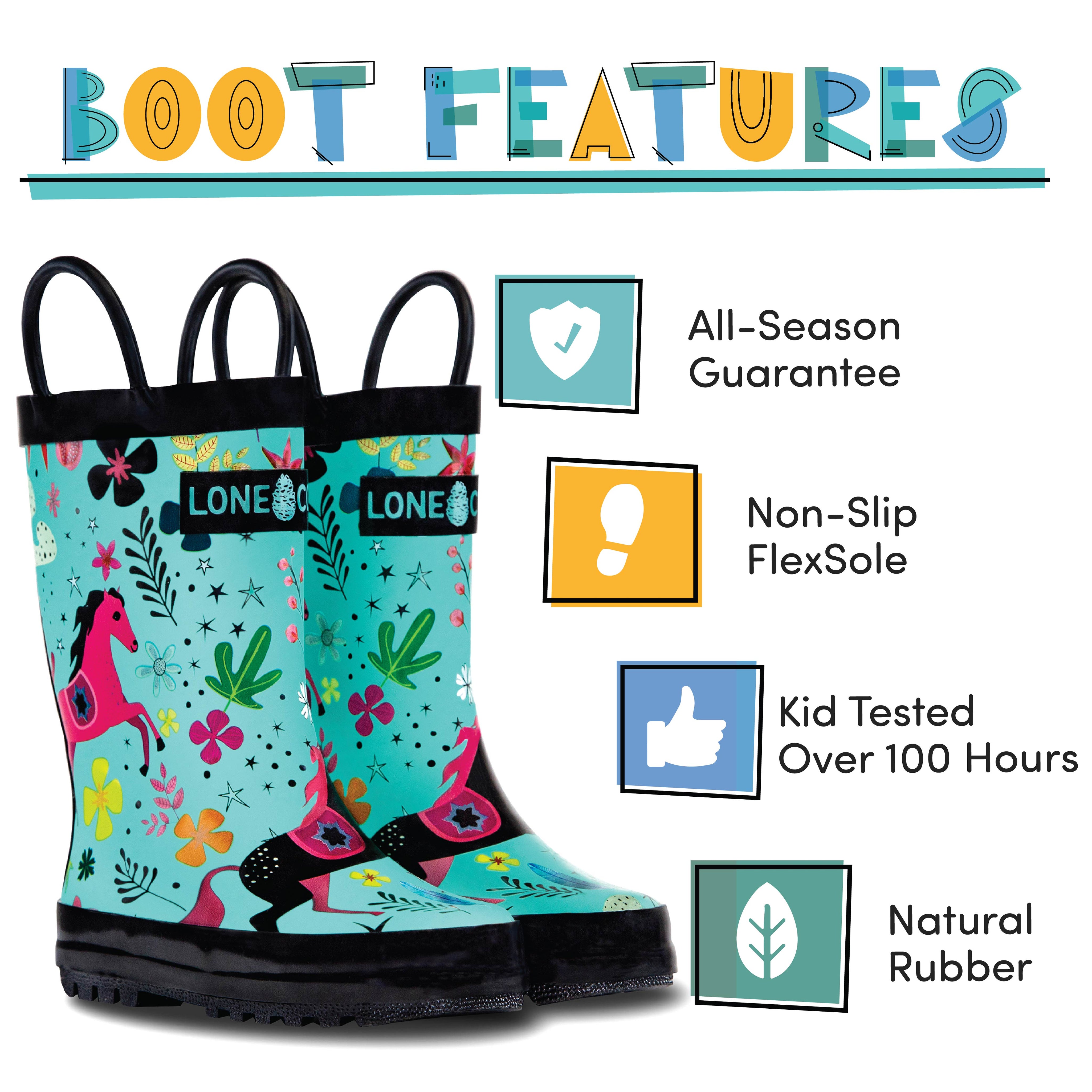 LONECONE Cherry Red Matte Rain Boots