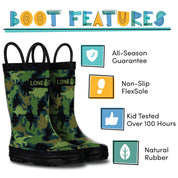 Camo-Saurus Rain Boots