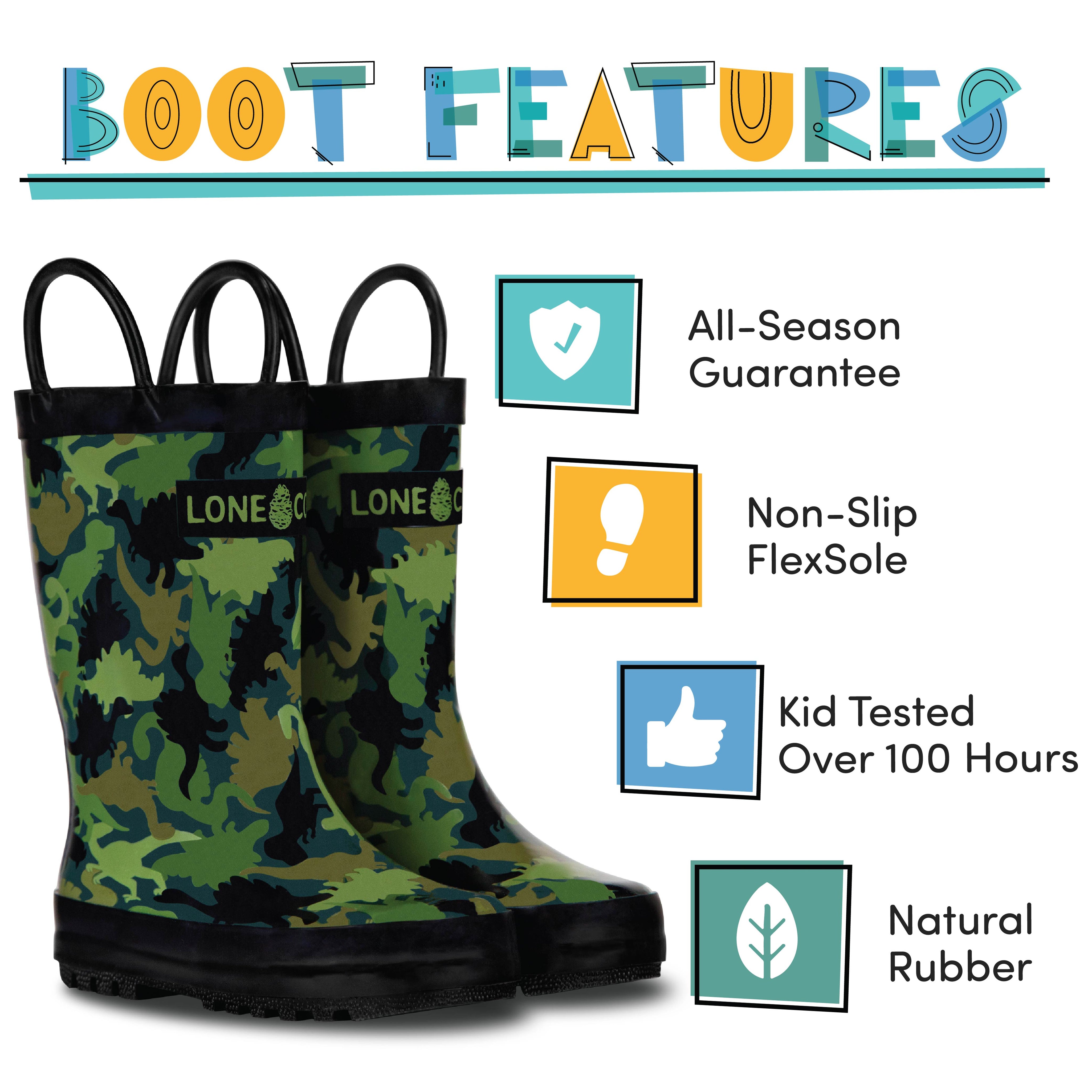 Camo-Saurus Rain Boots