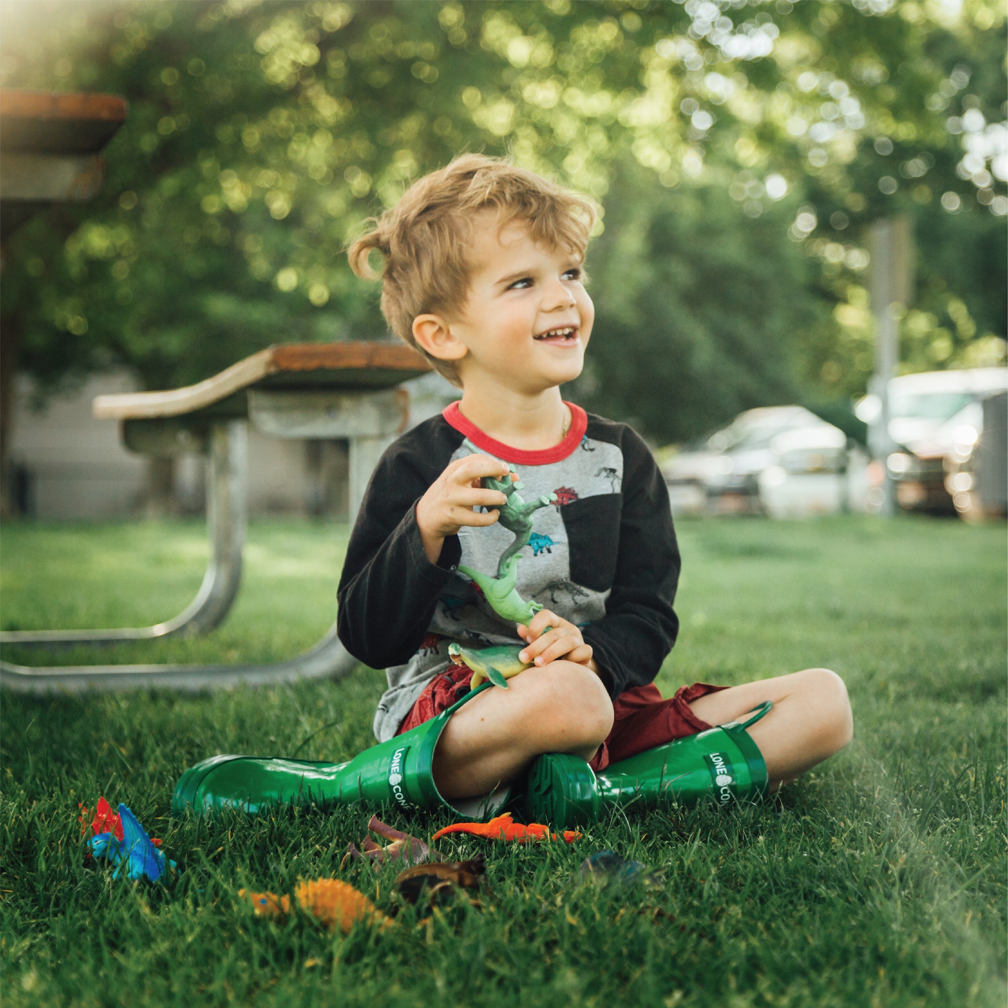 Grassy Green Rain Boot