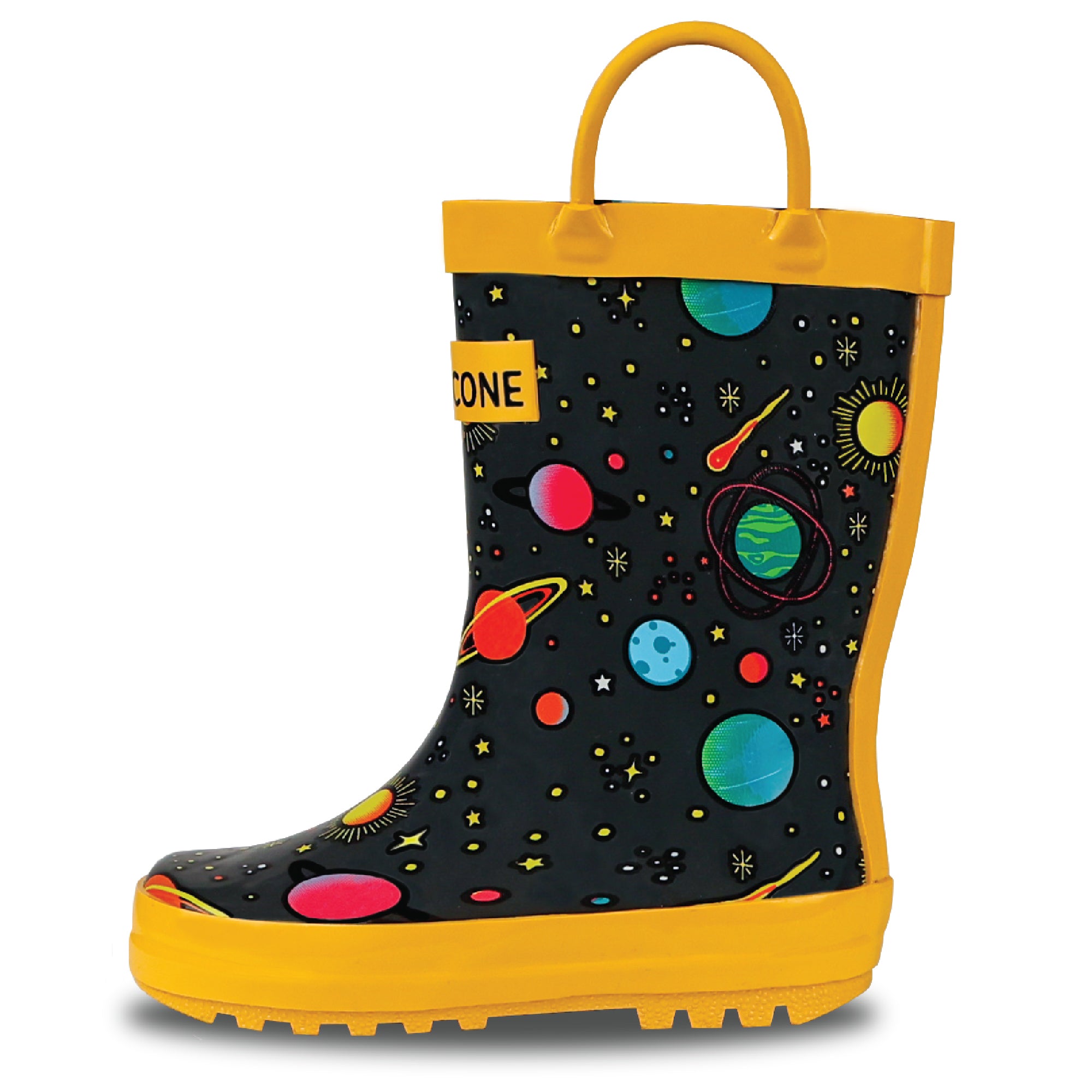 LONECONE Space Adventure Shiny Rainboot