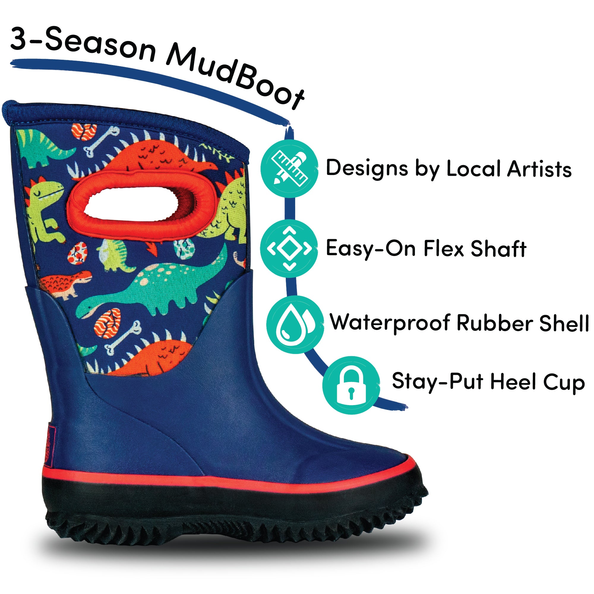 Puddle-a-saurus Dinosaur MudBoot