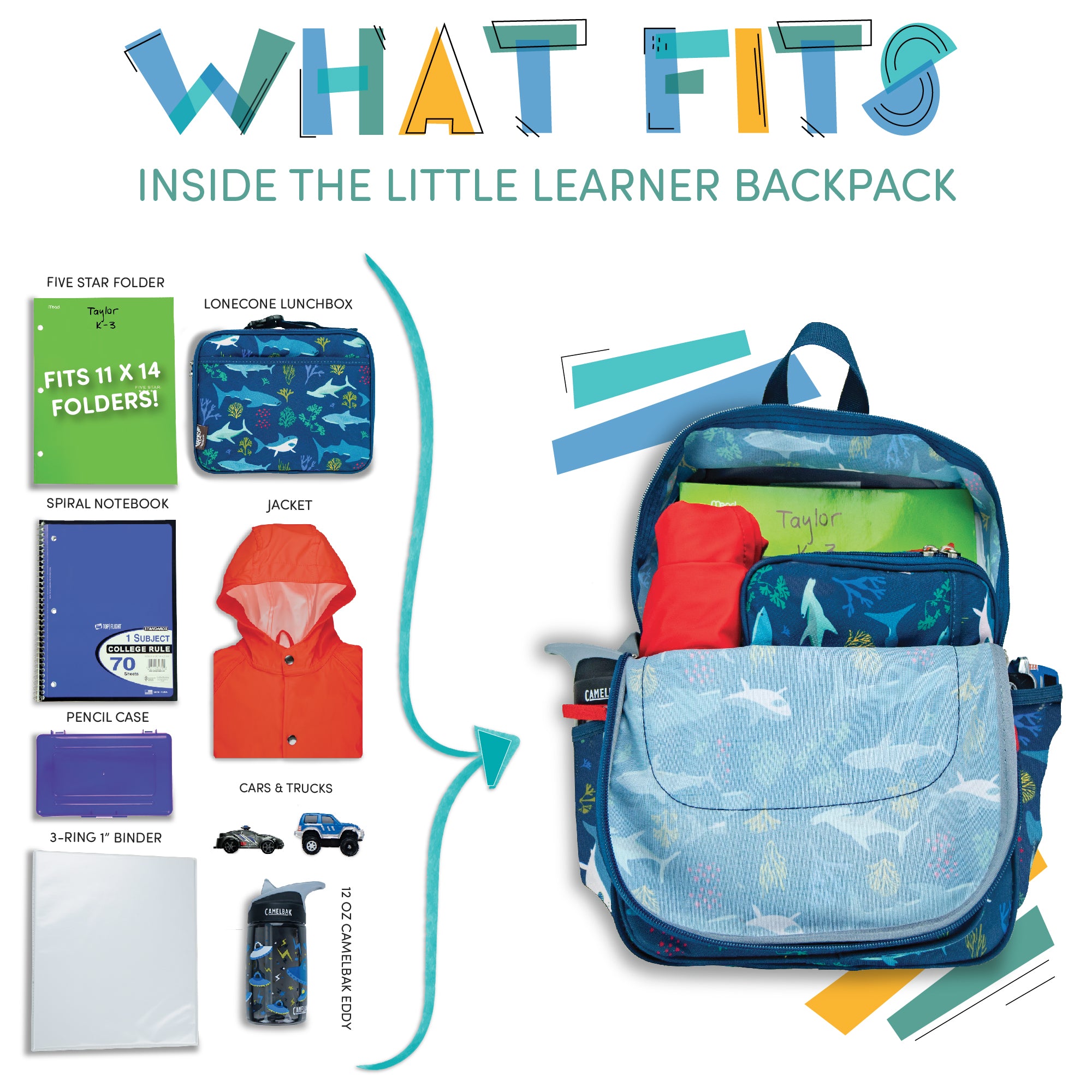 School of Fish 15" Backpack