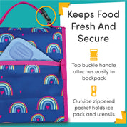 Rainbow Hearts Lunchbag